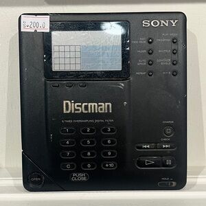 Sony Black Discman with Digital Display